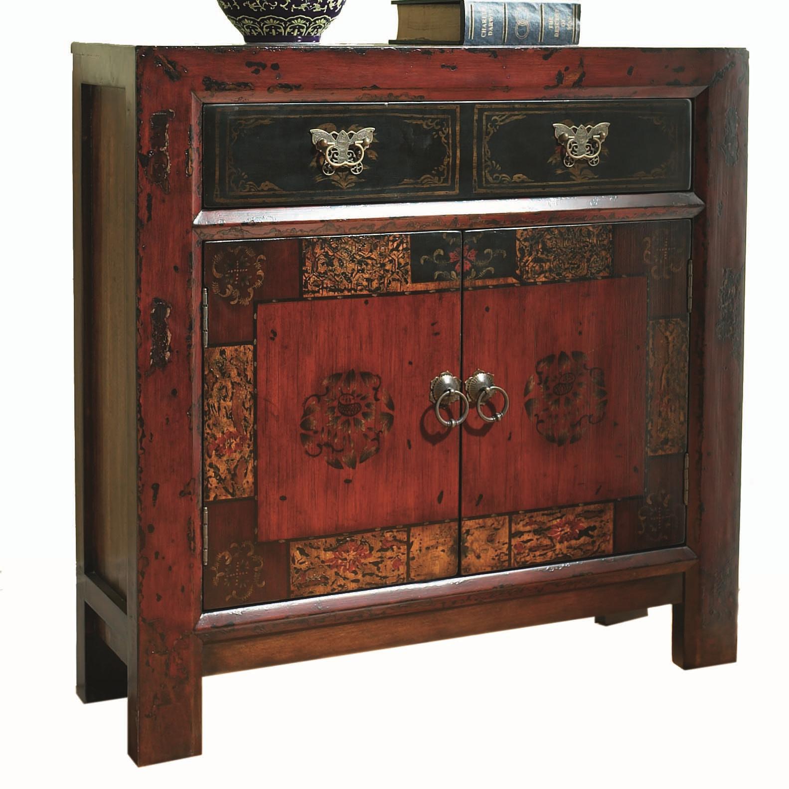 Hooker Furniture Chests and Consoles Asian Two Door, One Drawer Hall
